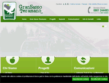 Tablet Screenshot of gransassoteramano.it